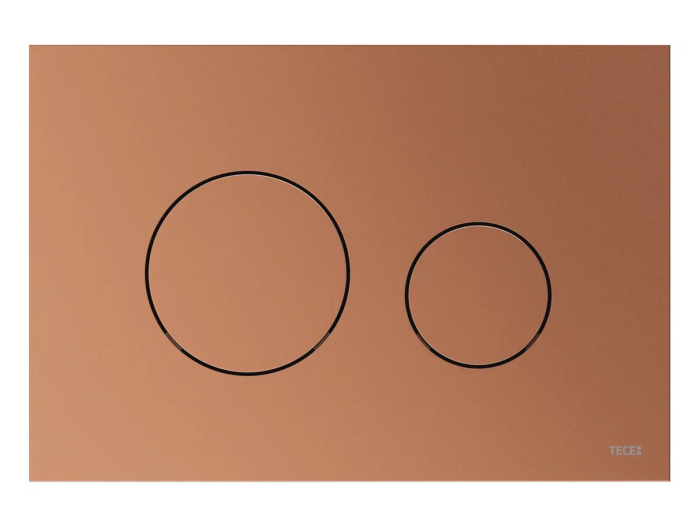 На изображении товар Панель смыва TECEloop для унитаза, цвет красная бронза металлик от официального представителя в Москве