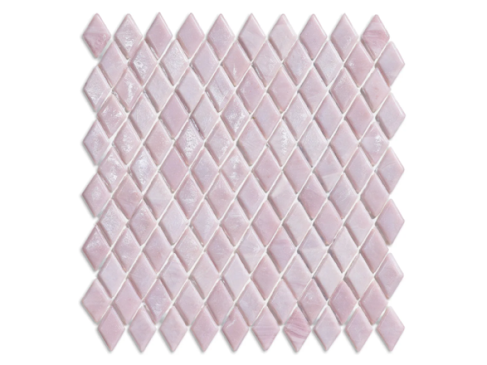 На изображении товар Sicis Стеклянная мозаика Diamond ITEM 02 Kohinoor chips size 23х40 mm sheet size 259x266 mm от официального представителя в Москве