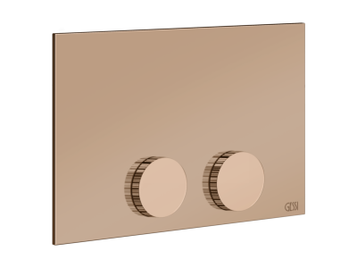 Клавиша смыва Gessi Ingranaggio, для Tece, цвет Copper PVD