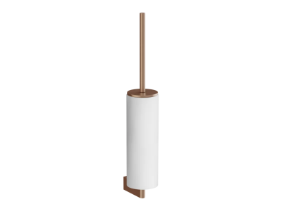 На изображении товар Ёршик Gessi Origini, настенный, цвет White/Copper Brushed PVD от официального представителя в Москве