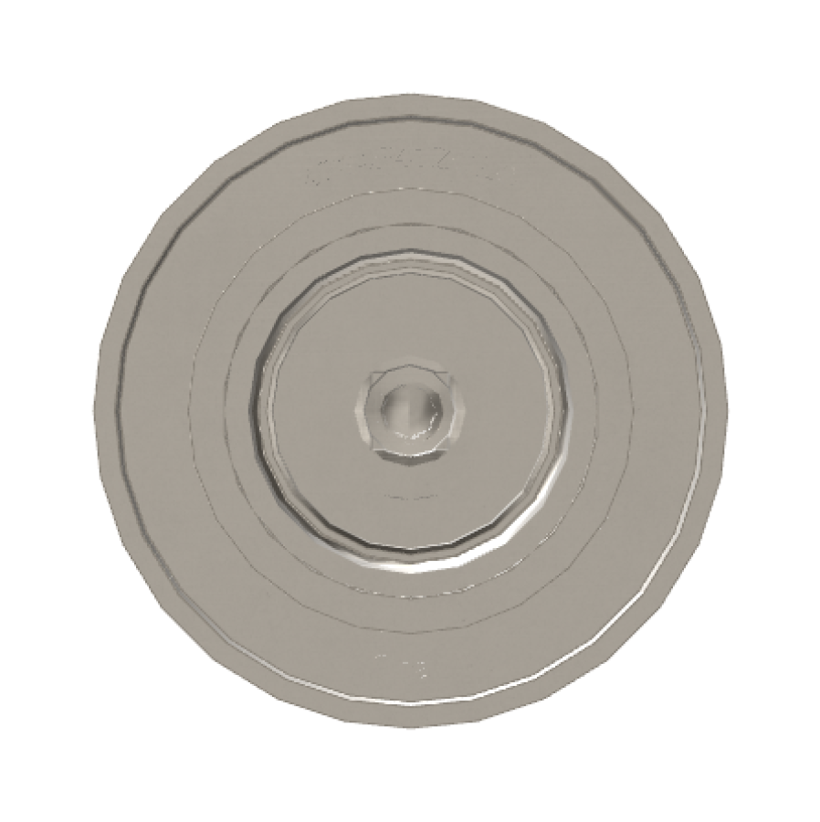 Смеситель для душа Carlo Frattini Spillo Tech, ручка X Collection, Ø70 мм, внешняя часть, цвет никель брашированный - изображение 3