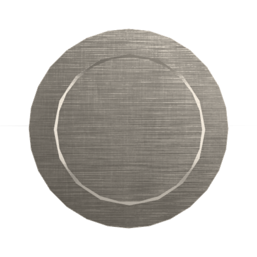 Смеситель для душа Carlo Frattini Spillo Tech, ручка X Collection, Ø70 мм, внешняя часть, цвет никель брашированный - изображение 1