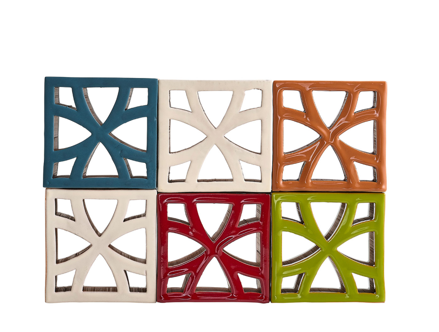 Sartoria Керамика Split Blend Flo Urban Terracotta Glossy Border 12x12 - изображение 2