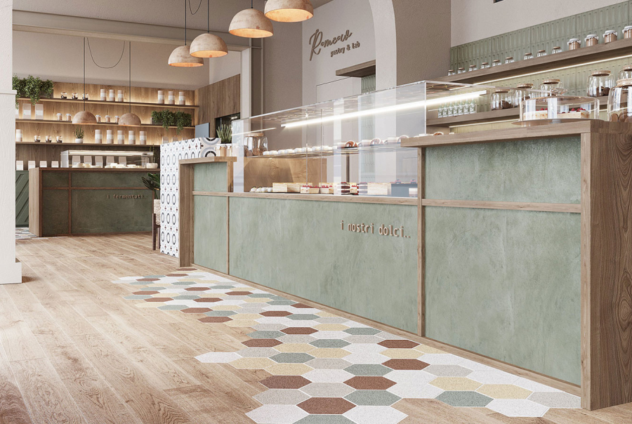 Etruria Керамогранит Hex 15X17 Esagono Mattone - изображение 3