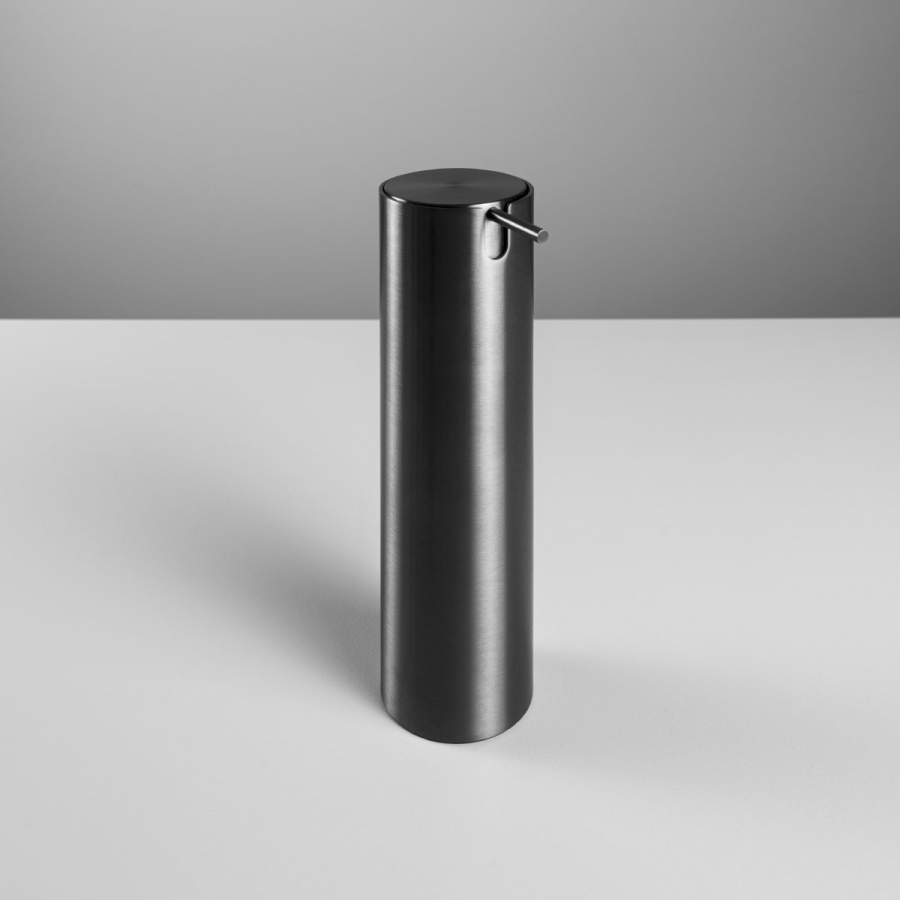 Дозатор для жидкого мыла CeaDesign Stem, настольный, h-200 мм, сталь, цвет Black Diamond сатинированный - изображение 1