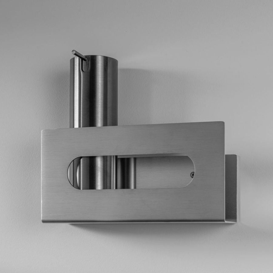 Дозатор для жидкого мыла CeaDesign Stem, настольный, h-200 мм, сталь, цвет Black Diamond сатинированный - изображение 2