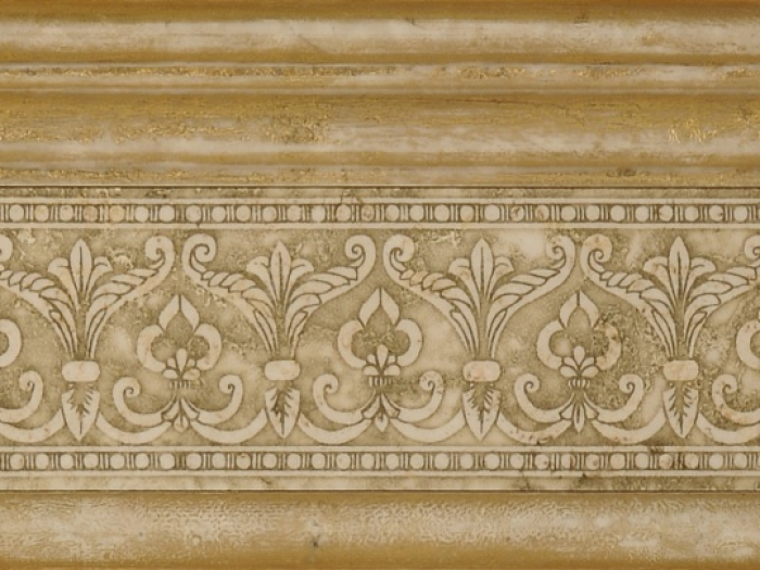 На изображении товар Akros Venezia Камень Decorative Art Le cornici San Marco M2060 Botticino 7,5X30,5X1 от официального представителя в Москве