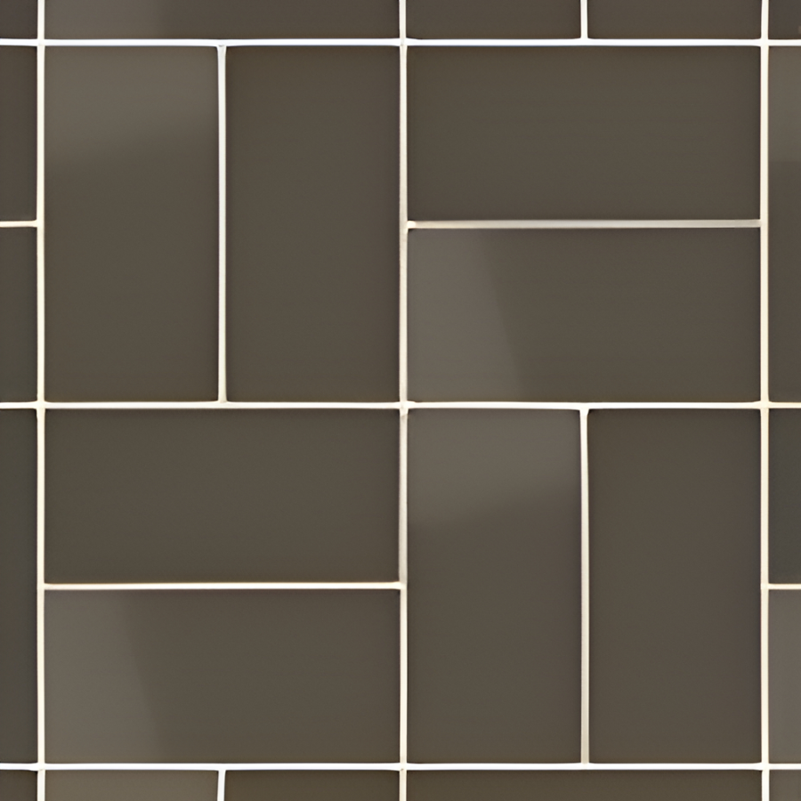 Micro. Керамогранит Microtiles Basket Mix Glaze Coffee 40,2x40,2