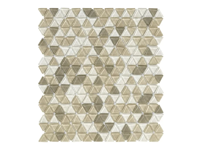 На изображении товар Sicis Смальтовая мозаика Trigono Blends Mosaic William chips size 19x21 mm sheet-size 284x300 mm от официального представителя в Москве