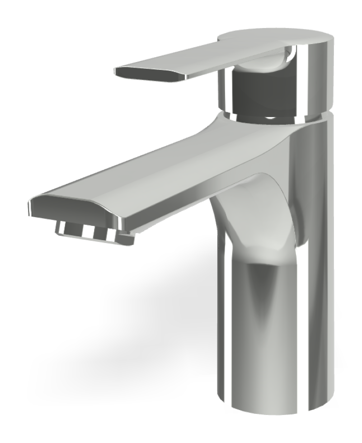 Смеситель для раковины Carlo Frattini Mast, однорычажный, с 2 гибкими шлангами, без донного клапана, Н-146 мм, цвет хром