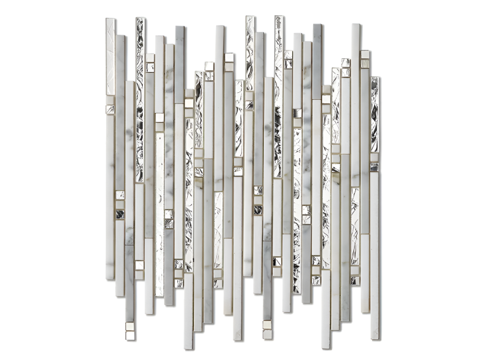 На изображении товар Sicis Стеклянная мозаика Fibers Thin Mirror 286x325 mm от официального представителя в Москве