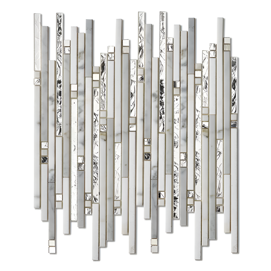 Sicis Стеклянная мозаика Fibers Thin Mirror 286x325 mm