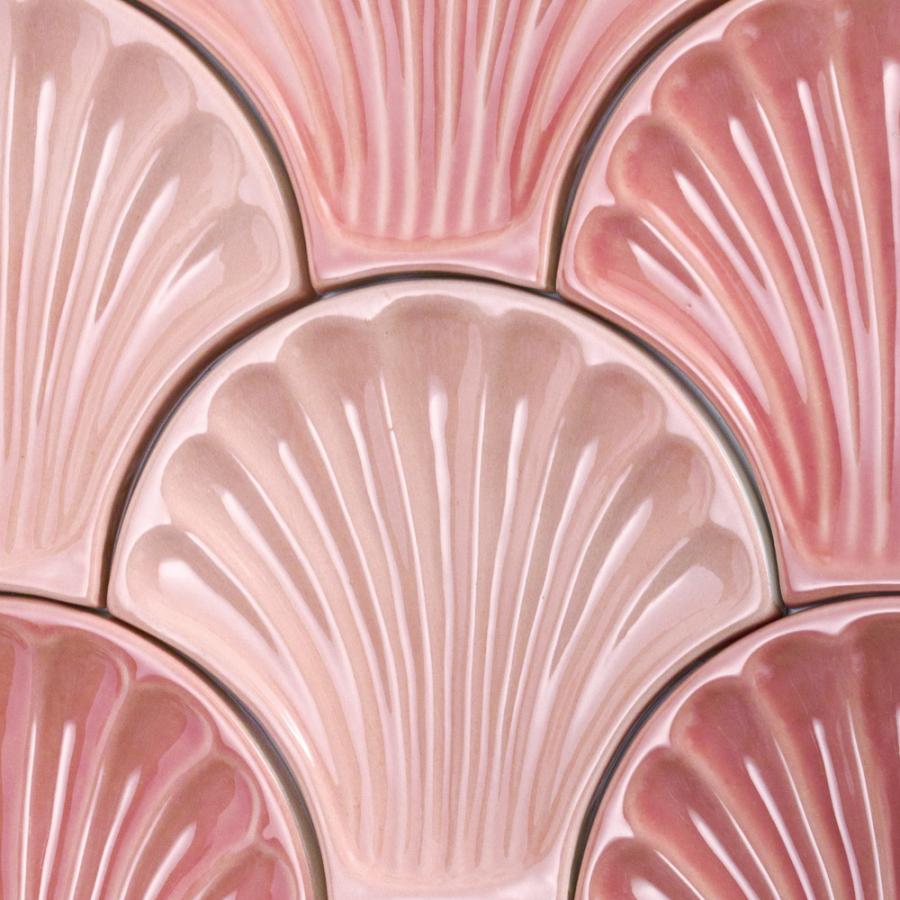 Sartoria Керамическая плитка Artigiana Le Conchiglie 02 Rosa Glossy 15x15.5