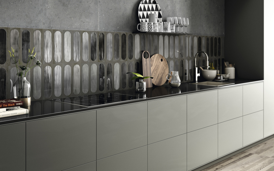 Iris ceramica Керамическая плитка Blaze Grey matt 10x30 - изображение 1