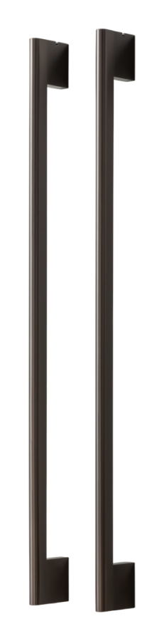 Полотенцесушитель CEA Design Sixty, электрический, настенный, 2хL. 1000 мм, кнопка вкл., сталь, цвет Black Ivory сатинированный