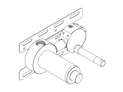 Скрытая часть CeaDesign BUILT-IN PARTS для встраиваемого смесителя, PTR 42