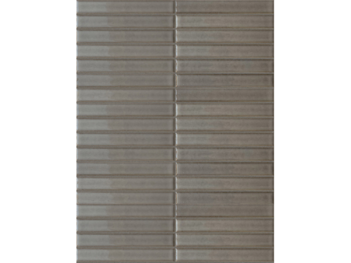 На изображении товар Terratinta Ceramics Мозаика, керамогранит Mosaico Stick Glossy Soft Brown Mos. 29x30 / 5.5 от официального представителя в Москве