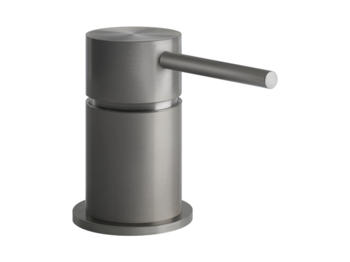 На изображении товар Смеситель Gessi 316 Flessa, для удалённого управления, цвет Steel Brushed от официального представителя в Москве