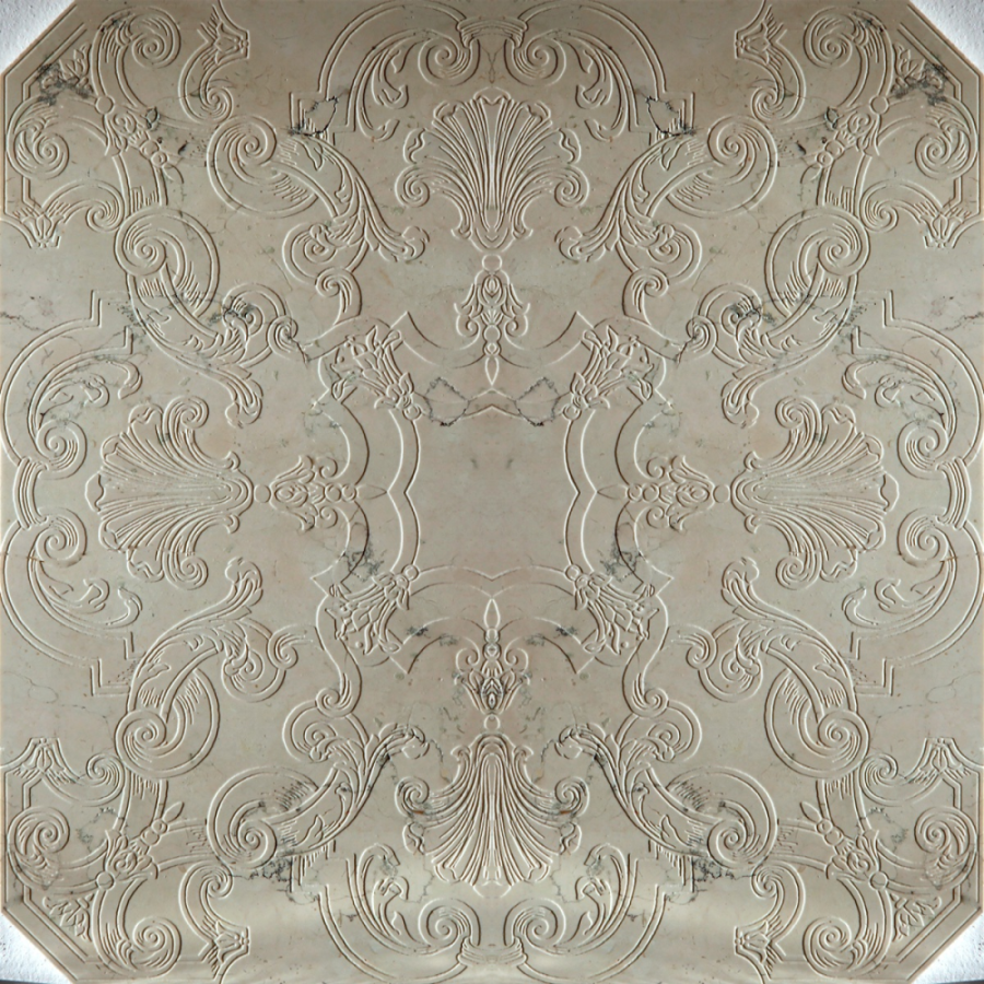 Akros Venezia Камень Dogma Classic Hopus LN Biancone 40x40x1