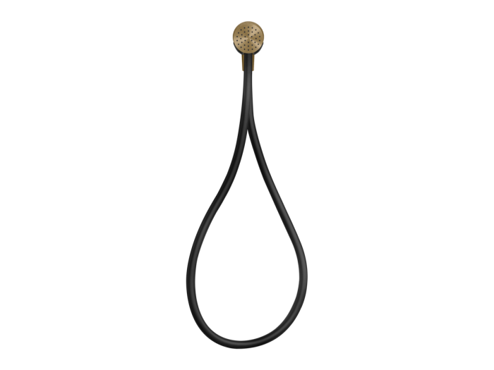 На изображении товар Ручной душ Gessi HI-FI, настенный, магнитный, цвет Warm Bronze Brushed PVD от официального представителя в Москве