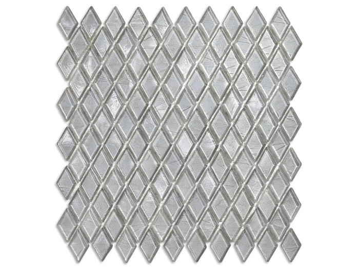 На изображении товар Sicis Стеклянная мозаика Diamond ITEM T45 Kimberlite chips size 23х40 mm sheet size 251x253 mm от официального представителя в Москве