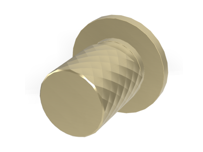 На изображении товар Смеситель для душа Carlo Frattini Spillo Tech, ручка X Collection, Ø70 мм, внешняя часть, цвет брашированная шампань от официального представителя в Москве