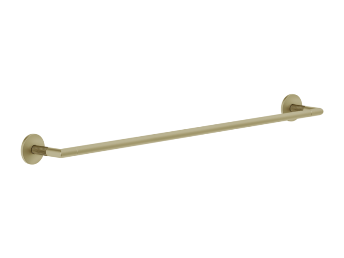 На изображении товар Полотенцедержатель Gessi Anello, настенный, 600 мм, цвет Brass Brushed PVD от официального представителя в Москве