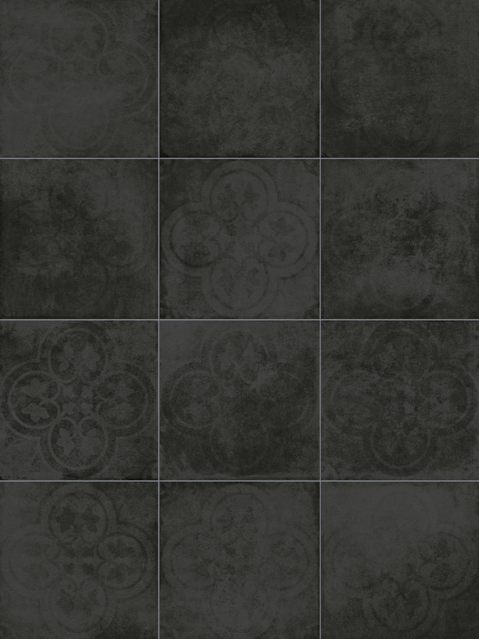 Sartoria Керамическая плитка Tsquare Noir Matt Epoque 20x20 - изображение 1