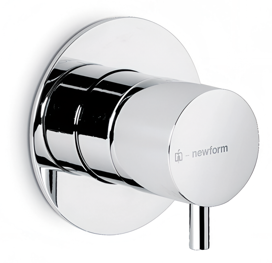 Запорный вентиль Newform XT, встраиваемый, настенный, без арт. 27891, внешняя часть, цвет Copper Satin