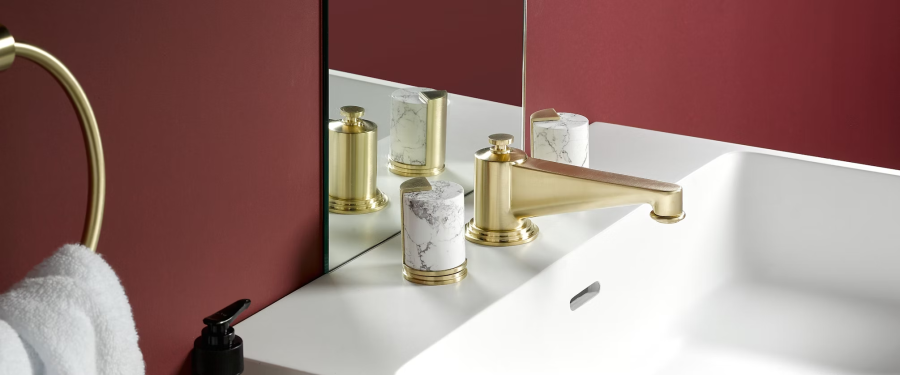 Запорный вентиль THG Le 9 Howlite, цвет Matt Umber PVD - изображение 1