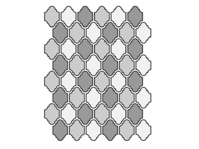 На изображении товар Etruria Керамогранит Xxs Provenzale 5X7 Su Rete A Tre Colori Salvia / Ocra / Avorio от официального представителя в Москве