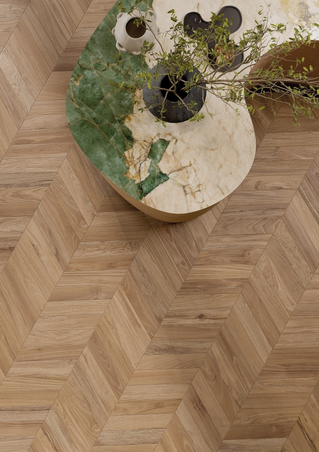 La Fabbrica Ava Керамогранит Honey Wood 7,5X40,7 Honey Wood Chevron Mix 4 Essenze - изображение 2