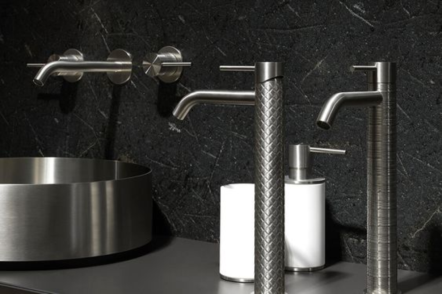 Cмеситель Gessi 316 Cesello, настенный, встраиваемый, на 1 выход, цвет steel Brushed - изображение 3