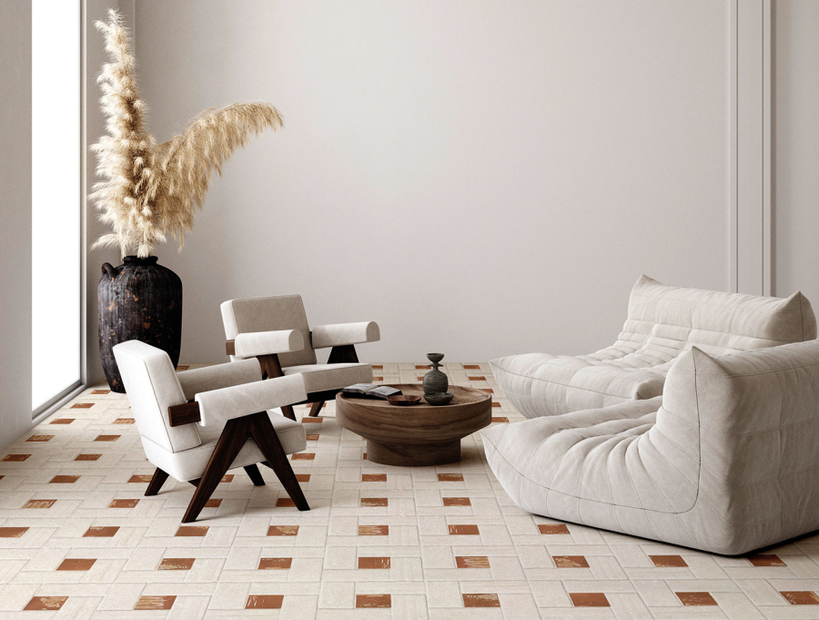 Terratinta Ceramics  Керамогранит VICENTINA XXS Glossy Cotto 11x11 / 9.0 - изображение 1