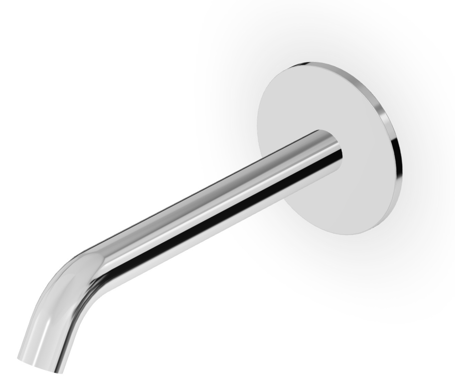 Излив для раковины Zucchetti Pan S, настенный, 190 мм, цвет хром