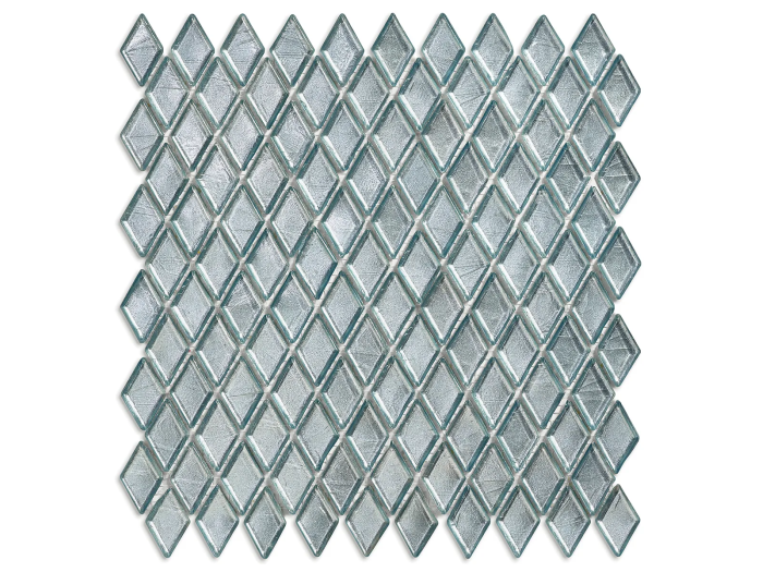 На изображении товар Sicis Стеклянная мозаика Diamond ITEM T45 Scotia chips size 23х40 mm sheet size 251x253 mm от официального представителя в Москве
