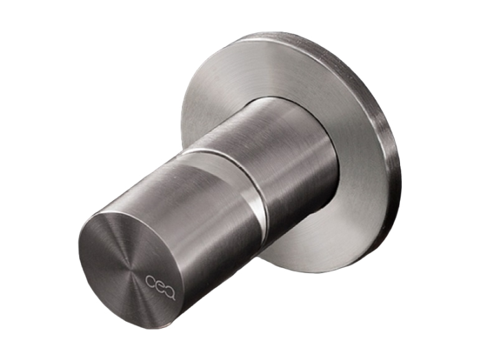 На изображении товар Смеситель для душа CeaDesign Cartesio, настенный, встраиваемый, внешняя часть, цвет сатин от официального представителя в Москве