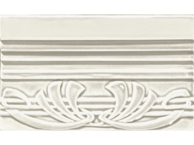 CERAMICHE GRAZIA  Бордюр EPOQUE TERMINALE DECO 12X20 BIANCO CRAQUELE