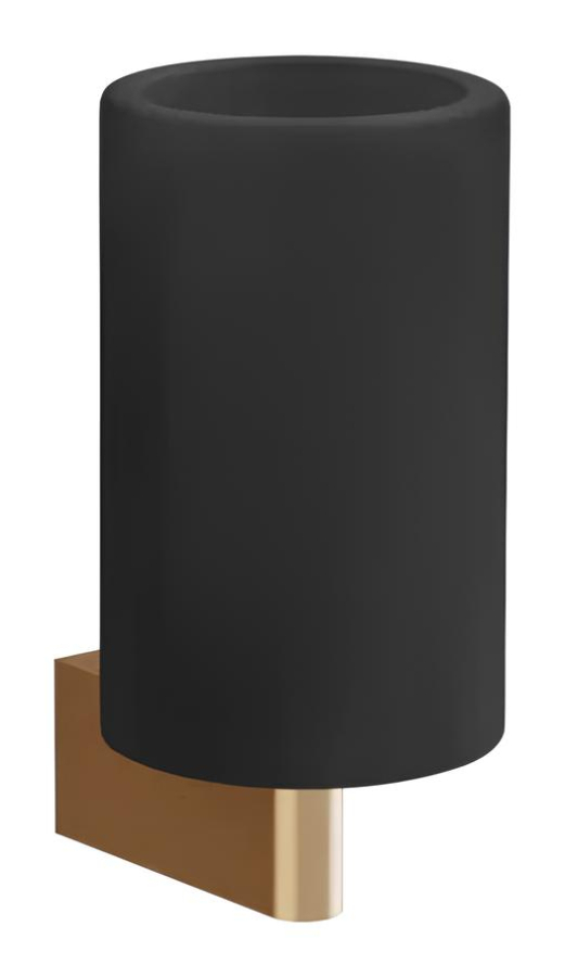 Стакан Gessi Origini, настенный, цвет Black/Warm Bronze Br. PVD