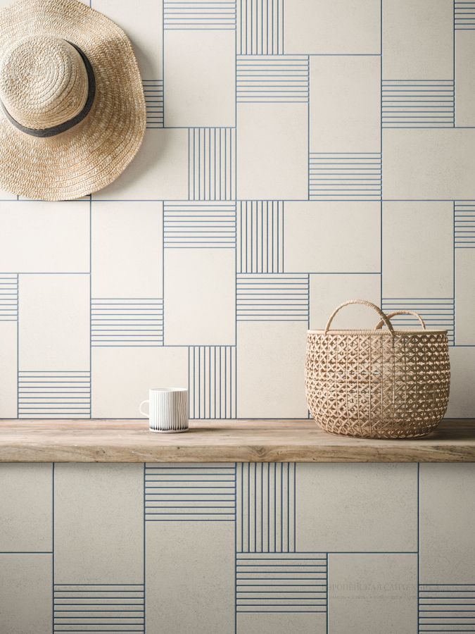 Living Ceramics Керамогранит Cava Pattern 3 Green Natural 9,8x59,8 - изображение 8