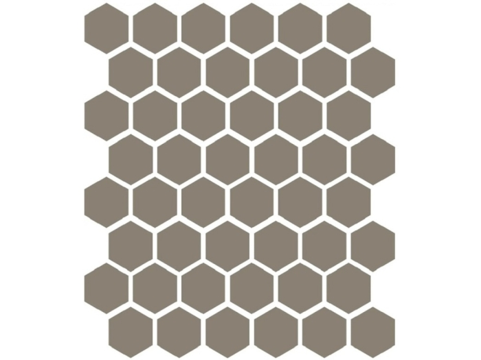 На изображении товар Etruria Керамогранит XXS-3D Esagono 5X5.7 3D Fango Su Rete Monocolore 33Х37 от официального представителя в Москве