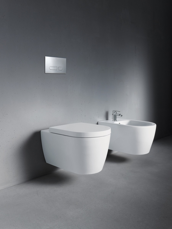 Смеситель для биде Duravit B.2 однорычажный, h-131 мм, с донным клапаном, цвет хром - изображение 3
