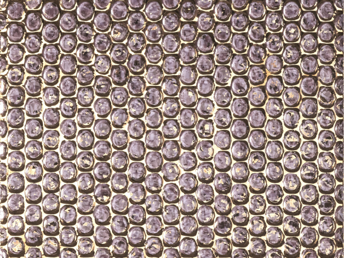 На изображении товар Iris Ceramica Керамическая плитка Diesel Pluriball Lilac pluriball decor oro glossy 20x20 от официального представителя в Москве