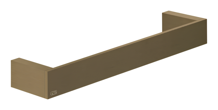 Полотенцедержатель Gessi Rettangolo, 300 мм, настенный, цвет Antique Brass