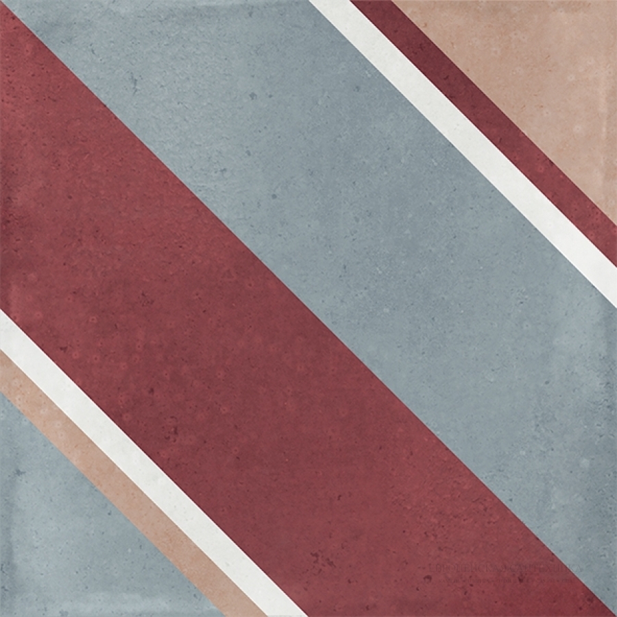 La Fabbrica Ava Керамическая плитка Small Smll Trend Diagonal Light Blue 10X10