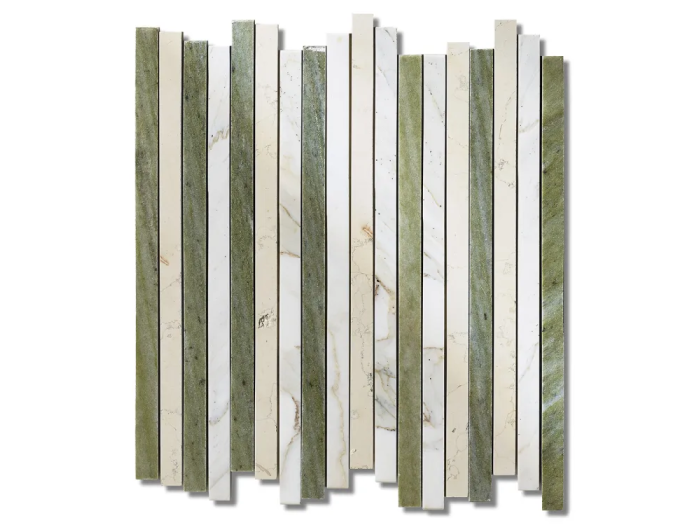 На изображении товар Sicis Смешанная мозаика Fibers Thick Pangea 288x331 mm от официального представителя в Москве