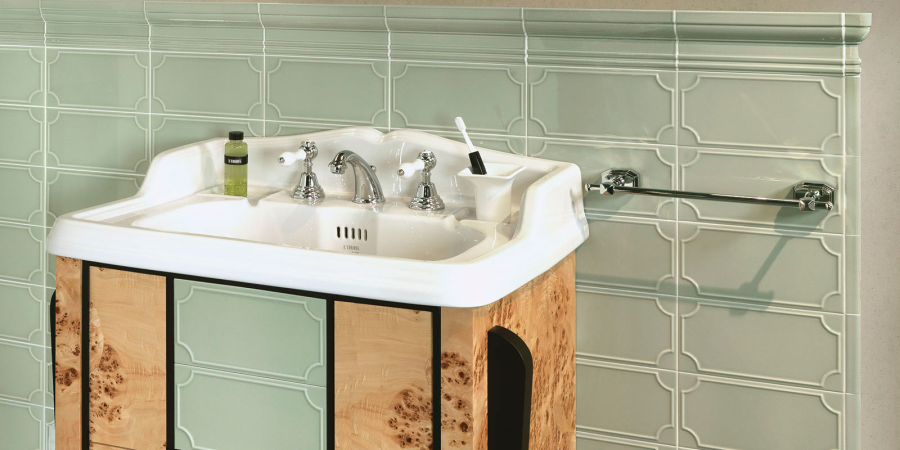 Etruria Керамическая плитка ART DÉCO 12.4X25 Vector Frame B Dark - изображение 3