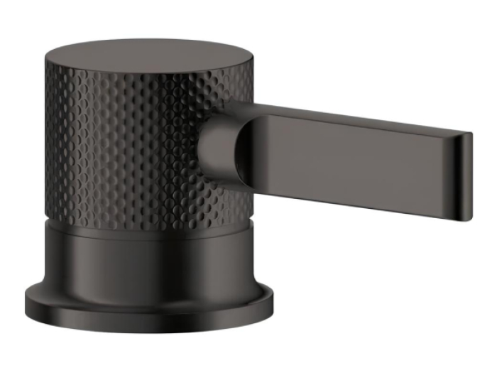 На изображении товар Cмеситель Gessi Inciso, удалённого управления, внешняя часть, цвет Black Metal Brushed PVD от официального представителя в Москве