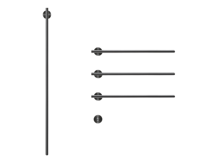 На изображении товар Полотенцесушитель CeaDesign Equilibrio, электрический, цвет сатинированная сталь от официального представителя в Москве