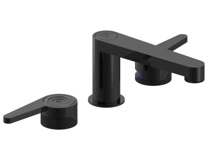 На фото Cмеситель для раковины THG Zoom.12 на 3 отверстия, с изливом голиаф, с донным клапаном, цвет Brown bronze PVD На изображении товар Cмеситель для раковины THG Zoom.12 на 3 отверстия, с изливом голиаф, с донным клапаном, цвет Brown bronze PVD от официального представителя в Москве